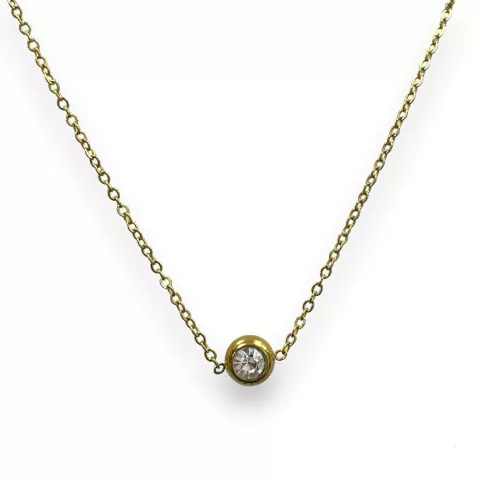COLLAR SUSAN FRONT GOLD DE ACERO DORADO