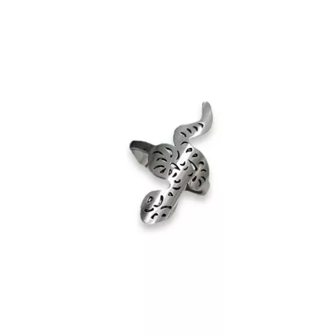 ANILLO SNAKE SLIM DE ACERO QUIRURGICO