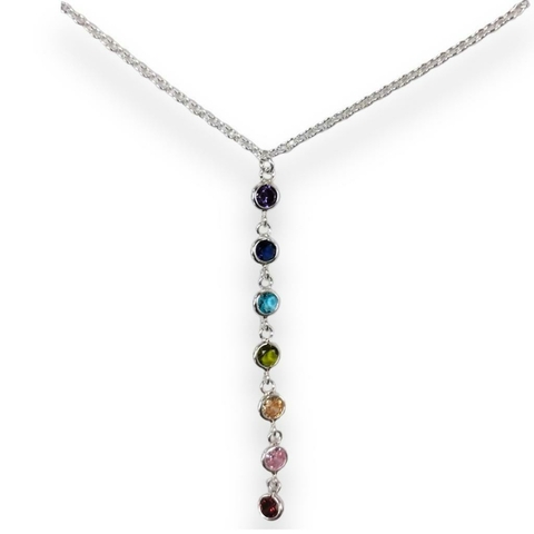 CORBATERO ARCOIRIS DE PLATA 925