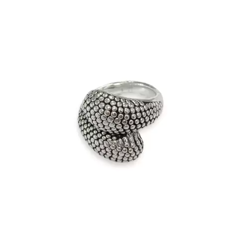 ANILLO INFLADO ALGA DE PLATA 925