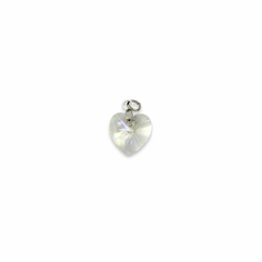DIJE HEART SHINE WHITE M DE ACERO QUIRURGICO