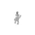 DIJE BEAR SHINE DE PLATA 925