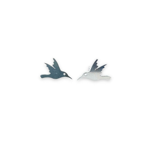 AROS COLIBRI WHITE DE ACERO BLANCO