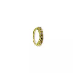 ARGOLLA SULLY SHINE 10MM DE ACERO DORADO