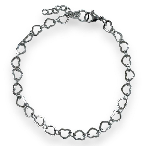 PULSERA FULL HEART DE ACERO QUIRURGICO