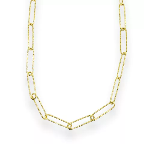 CADENA RUSTY LONG DE ACERO DORADO