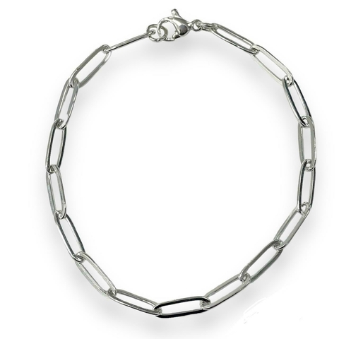 PULSERA LONG FORCET WHITE DE ACERO BLANCO