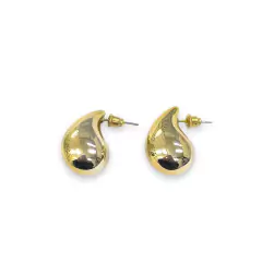 AROS DROP CHUNKY DE ACERO DORADO