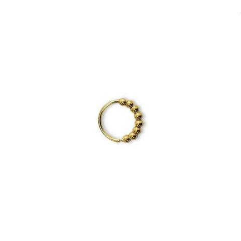 ARGOLLA SUCRE M 10MM DE ACERO DORADO