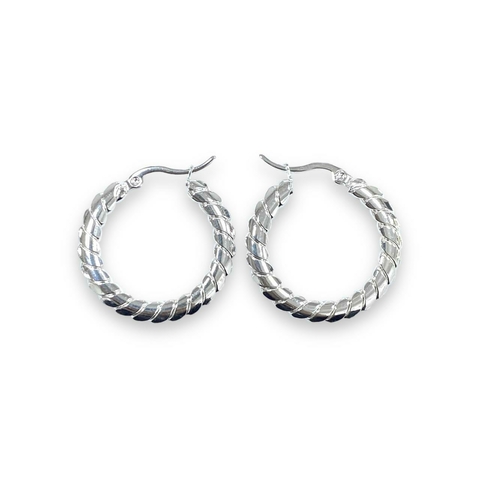 ARGOLLAS PULGUE 30MM DE ACERO BLANCO - comprar online