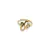 ANILLO ONDA GOLD DE ACERO DORADO