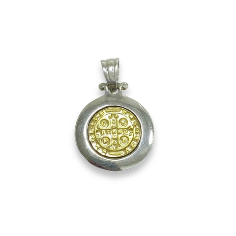 DIJE SAN BENITO CIRCLE PYO DE PLATA 925