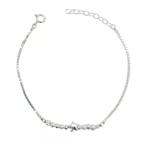 PULSERA STAR PERLAS DE PLATA 925 - comprar online