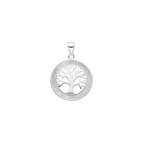 DIJE ARBOL NACAR DE PLATA 925