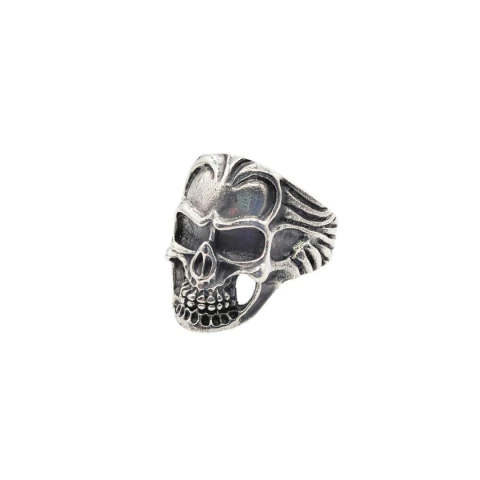 ANILLO CALAVERA HOMME DE PLATA 925 - comprar online