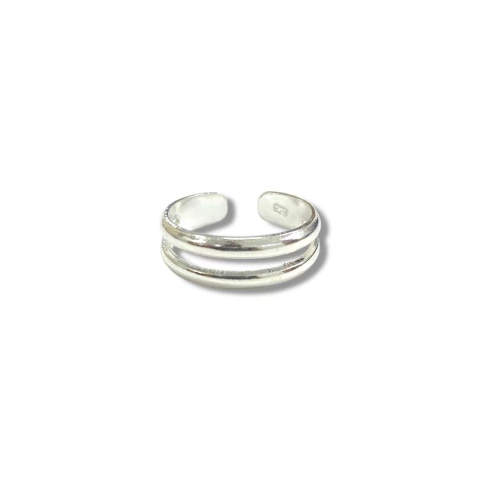ANILLO MIDI DOBLETE DE PLATA 925 - comprar online
