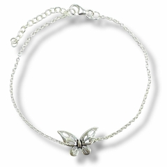 PULSERA BUTTERFLY SILVER DE PLATA 925 - comprar online