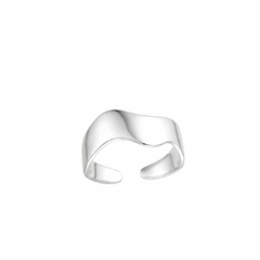 ANILLO ONDA WALL DE PLATA 925