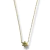 COLLAR MARGARITA ONE DE ACERO DORADO