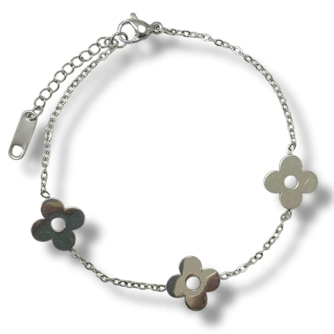 PULSERA FLOR TIF DE ACERO QUIRURGICO - comprar online