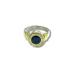 ANILLO BVG CIR SLIM M BLACK DE PLATA 925