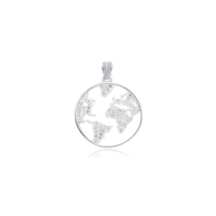 DIJE WORLD SHINE DE PLATA 925