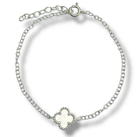 PULSERA VANCLI NACAR TREBOL DE PLATA 925 - comprar online