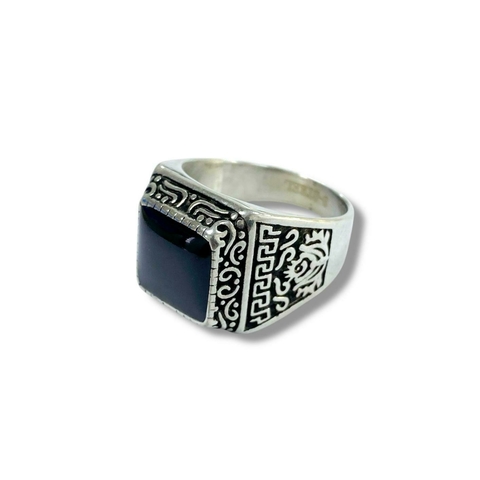 ANILLO BLACK GUARDA FULL DE ACERO QUIRURGICO