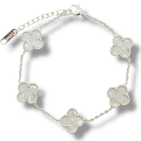 PULSERA VANCLIFF WHITE DE ACERO BLANCO - comprar online