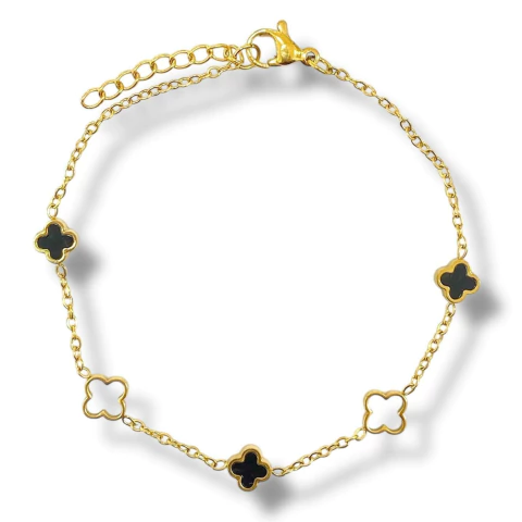 PULSERA VANCLIFFD DE ACERO DORADO - comprar online
