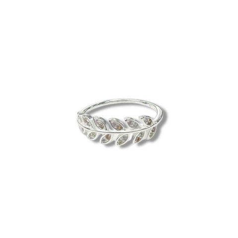 ANILLO OLIVO SLIM RAL DE PLATA 925 - comprar online