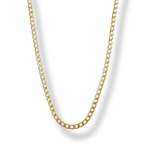 CADENA GRUMET 3MM 40CM DE ACERO DORADO - comprar online