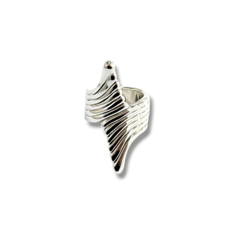 ANILLO INFLADO TRITS DE PLATA 925