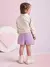 Conjunto Infantil Daisy Duk Saia/Short Moletom Manga Longa - Momi (Ref.J5826) - Looks Babilice