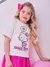 Vestido Infantil de Tule Pink da Hello Kitty- HELLO KITTY - J6808 na internet