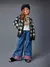 Calça Jeans Infantil Pantalona Mickey Mouse- Animê - Looks Babilice