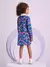 Vestido Infantil Mangas Longas Estampa CEREJAS - Momi H4959 na internet