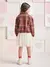 Jaqueta Tweed Xadrez Infantil Gola Botoes Frontal - Momi (Ref. H4973) - loja online