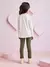 Conjunto Infantil Blusa Manga Longa Estampa Coração Calça Legging - Momi H5353 - Looks Babilice