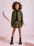 Jaqueta Infantil Bomber Veludo Cotelê Verde Musgo- Momi - H5668 - comprar online