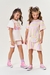 Conjunto Infantil Blusa Malha e Bermuda Listrada em Cotton- CINTI 12253 - comprar online