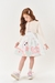 Casaco Forrado Bolero Infantil Rosa - CINTI 12337 na internet