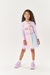 Conjunto Infantil Saia com Tule Gliter e Blusa Off White Menina Laço - CINTI 12346 na internet