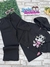 Conjunto Infantil Moleton Franelado Preto Capuz - CINTI 12383 - comprar online