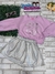 Conjunto Infantil Blusa Mangas Longas Unicórnio e Saia (Short Interno) - CINTI 12398 - comprar online