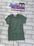 Blusa Infantil Canelada Manga Curta Verde- Mon Sucrê - 2426028 - comprar online