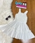 Vestido de Festa Infantil Tule Branco Babados - PETIT CHERIE 25116