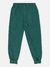 Conjunto Longo Infantil Menina em Moletom VERDE COM FLORES - Momi