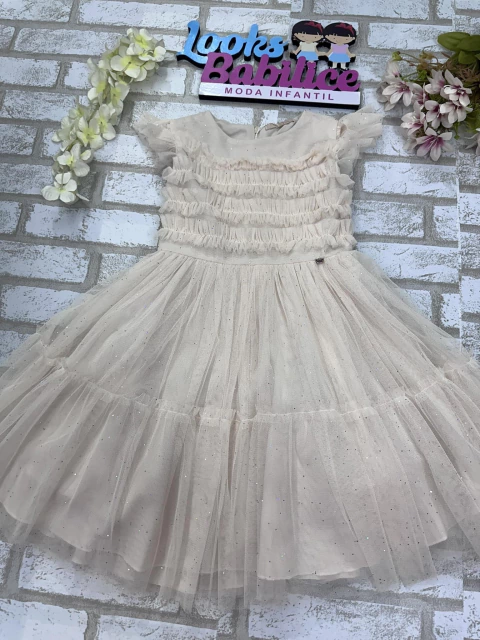 Vestido Infantil com babados em Tule - PETIT CHERIE 3126096 - comprar online