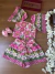 Conjunto Infantil Curto Menina com Shorts FLORES E LAÇO - Momi